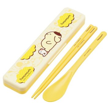 ポムポムプリン 音のならないコンビセット 箸18cm ※送料無料(ポスト投函)