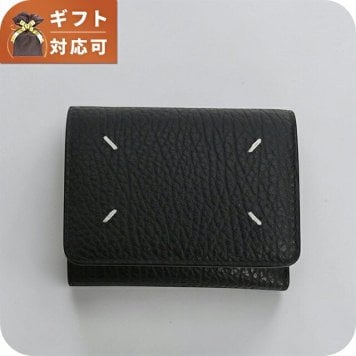 メゾンマルジェラ MAISON MARGIELA 三つ折り財布 三折財布 SA3UI0010P4455T8013 トリフォールド ウォレット レディース メンズ ブラック