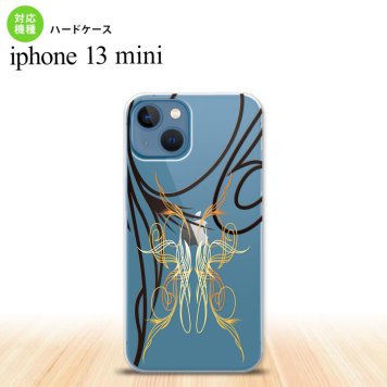 iPhone13mini iPhone13 mini ケース ハードケース ピンスト 線 黄  nk-i13m-1234