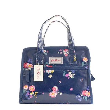 キャスキッドソン Cath Kidston トートバッグ ショルダーバッグ SMALL BOXY BAG UPDATE BUSBY BUNCH フラワー柄ネイビー系マルチ レディース 花柄 プレゼント ギフト おでかけ 754965