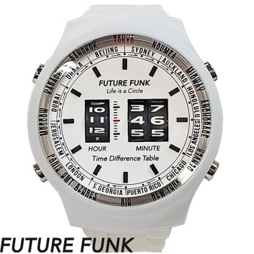 FUTURE FUNK フューチャーファンク 腕時計 FF105WH ホワイト アナログ クォーツ 正規品 ラッピング無料可