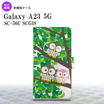 Galaxy A23 GalaxyA23 手帳型スマホケース カバー フクロウ 2022年 10月発売 nk-004s-a23-dr1092