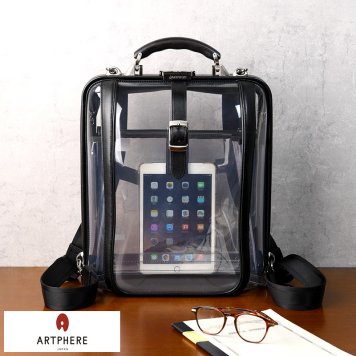 ARTPHERE 3way縦型ダレスバッグ New Dulles Clear DS4-CL-99  紳士物　男性用 ダレスバッグ バックパック  【送料無料】 