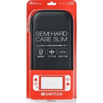 アンサー Switch用 セミハードケース スリム ブラック ANS-SW007BK