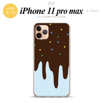 iPhone11ProMax iPhone11pro max スマホケース ソフトケース アイス 青 メンズ レディース nk-i11pm-tp348