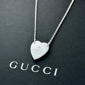 GUCCI グッチ ハート ネックレス レディース 母の日 シルバー925 チェーン ペンダント シンプル おしゃれ 結婚式 結婚記念日 プレゼント 妻 彼女 誕生日プレゼント 女性 母 ギフト チェーンネックレス ジュエリー ランキング お祝い クリスマスプレゼント