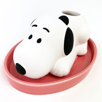 PEANUTS スヌーピー 素焼き加湿器 寝そべり S インテリア 加湿器 Sサイズ