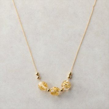 cocoro 金箔ガラスネックレス　 163-KPGSNK-225SF  内祝 内祝い お祝 御祝 記念品 出産内祝い プレゼント 快気祝い 粗供養 引出物