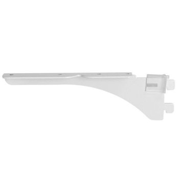 和気産業 WPS020 1×4ピラシェル棚受 左用 167mm 白 4903757320086