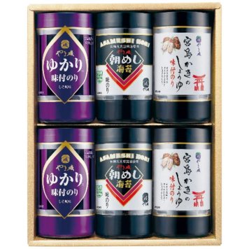 【ギフト対応無料】お歳暮 やま磯 味付海苔カップ詰合せ VC-6KG (VC-6KG) ※送料無料(北海道・沖縄は除く)