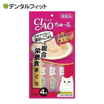 チャオ ちゅーる CIAOちゅーる総合栄養食まぐろ14g×4本 いなば 猫 おやつ 国産