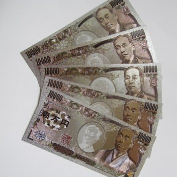 【開運】シルバー壱萬円札/シルバー一万円札【金色】【ゴールド】【金運護符】【御利益】【金運招来】【縁起物】【☆】【風水】【レプリカ】【メール便可能】【パワーツール】