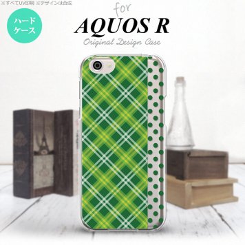 【SH03J】【スマホケース/スマホカバー】【アクオス R】SH03J スマホケース AQUOS R SH-03J カバー アクオス R タータン・ドット 緑 nk-sh03j-1533【メール便送料無料】