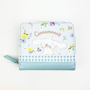 サンリオ シナモロール 折り財布 ウォレット キッズ ブルー
