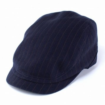 ボルサリーノ ハンチング 帽子 メンズ ハンチング帽 ネイビー紺 ブランド 日本製 borsalino ストライプ ウール ロングブリム 秋冬用 秋冬商品 ぼうし ファッション 紳士 ミドルエイジ ハット 父の日 ギフト 男性 誕生日 プレゼント ラッピング
