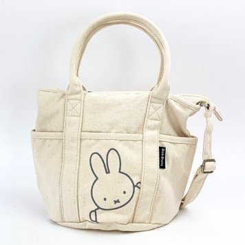 ミッフィー miffy 3ポケットトートミッフィー ショルダーバッグ アイボリーマリモクラフト
