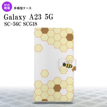 Galaxy A23 GalaxyA23 手帳型スマホケース カバー ハニー クリア 茶 2022年 10月発売 nk-004s-a23-dr1688