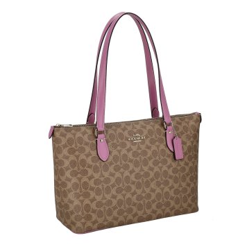 コーチ ファクトリー アウトレット COACH FACTORY ギャラリー バッグ トートバッグ CW381 IMXVS レディース ブラウン+ピンク系