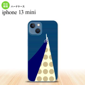 iPhone13mini iPhone13 mini ケース ハードケース はさみ 紺  nk-i13m-1347