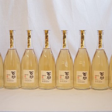 長期貯蔵本格麦焼酎 限定 琥珀色の百助(大分県) 720ml×8本