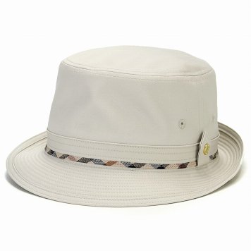 DAKS ハット 帽子 メンズ ダックス シンプルアルペンハット コットン アイボリー メンズハット 紳士帽子 綿100% SS 53.5cm S 55cm M 56.5cm L 58cm LL 59.5cm 3L 61cm 大きいサイズ 夏 洗える帽子 日よけ 紫外線対策 おしゃれ 大きめ 誕生日 プレゼント ぼうし