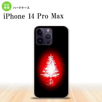 iPhone14 ProMax iPhone14 Pro Max スマホケース 背面ケース ハードケース ツリー 赤 2022年 9月発売 nk-i14pm-625