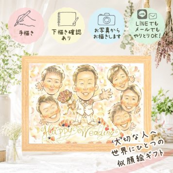 似顔絵 サンクスボード ギフト 贈り物 手描き 名入れ プレゼント サンクスボード 結婚式 婚礼 披露宴 感謝 大人数 新婦 親族 両親 新郎 名入れ 下書き確認 修正無料 親孝行 喜ばれる サプライズ 宝物 婚礼 思い出 感謝ボード 披露宴 同窓会 傘寿祝い 結婚祝い バレンタインデー メモリアルギフト イラスト 古希祝い ホワイトデー 喜寿祝い キレイ 感動