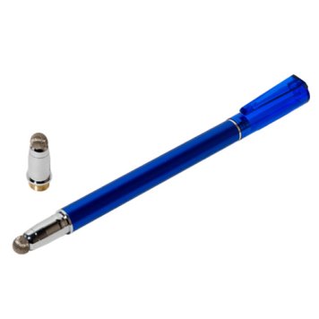 ミヨシ 先端交換式タッチペン 導電繊維タイプ ブルー STP-L01/BL