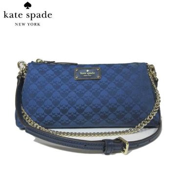 ケイト・スペード アウトレット kate spade ショルダーバッグ WKRU5334-484 チェーンショルダー/斜め掛け2WAYショルダー jane / penn place fabric / denim(484)：デニムブルー
