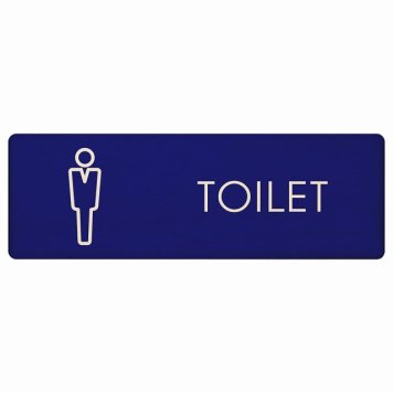 トイレ プレート 木製 男 L2 長方形 27x9cmドア サインプレート ピクトサイン トイレマーク表示 案内 注意 施設 御手洗 TOILET おしゃれ シンプル 安全対策