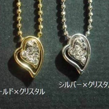 ネックレス ペンダント レディースアクセサリー アクセサリー ファッション ラインストーン ハートinハート 首飾り アクセ アクセサリ レディース 女性 女性用 石 装飾 ストーン ハート