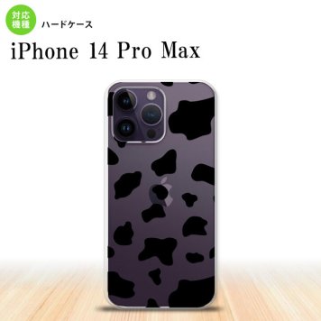iPhone14 ProMax iPhone14 Pro Max スマホケース 背面ケース ハードケース ダルメシアン 牛 クリア 2022年 9月発売 nk-i14pm-479