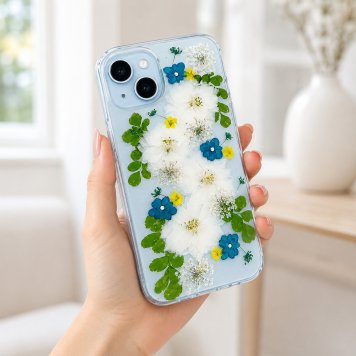 【ほぼ全機種対応スマホケース❁】押し花スマホケース NO.803（着日指定不可） 押し花＆レジン iPhone/Xperia/AQUOS/Galaxy他