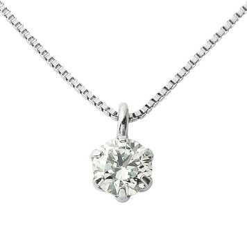ダイヤモンド ネックレス 0.1カラット 0.1ct プラチナ D15041938 UGL鑑別カード付