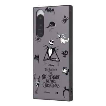 Xperia 5 IV / 『ディズニーキャラクター』/耐衝撃ハイブリッドケース KAKU / ナイトメアー・ビフォア・クリスマス ※送料無料(ポスト投函)