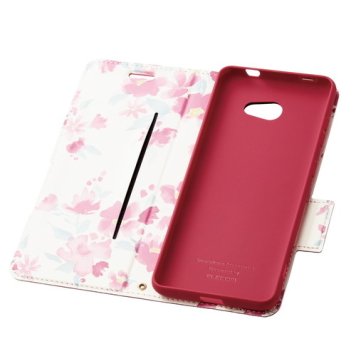 エレコム 【メール便での発送商品】かんたんスマホ2+ / 2 / BASIO4 用 ケース カバー レザー 手帳 マグネット フラップ 耐衝撃 超軽量 ピンク PM-K213PLFUJPND