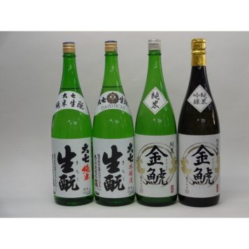 特選日本酒セット 大七 金鯱 4本セット 大七生もと(純米 本醸造) 金鯱(純米 純米吟醸) 1800ｍｌ×4本 4本セット 大