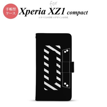 【手帳型 スマホ カバー ケース】【SO02K】【エクスペリア XZ1】手帳型 ケース SO-02K スマホ カバー Xperia XZ1 Compact エクスペリア カセットテープ 黒 nk-004s-so02k-dr189【メール便送料無料】