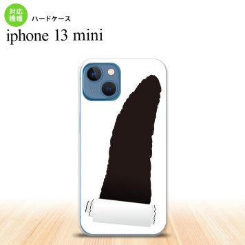 iPhone13mini iPhone13 mini ケース ハードケース 破れデザイン グレー  nk-i13m-288