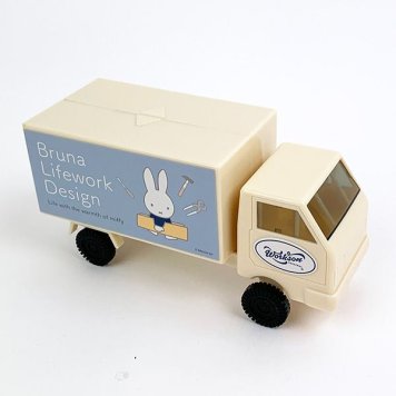 ミッフィー miffy トラック型ツールボックス ツールキット 工具 インテリア ホワイト