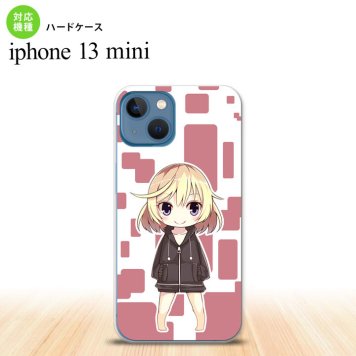 iPhone13mini iPhone13 mini ケース ハードケース 女の子 C ピンク  nk-i13m-1335