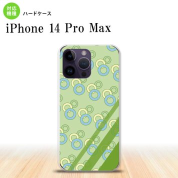 iPhone14 ProMax iPhone14 Pro Max スマホケース 背面ケース ハードケース 丸 緑 2022年 9月発売 nk-i14pm-1662
