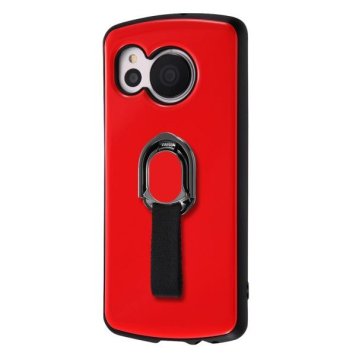 AQUOS sense7 耐衝撃ケース ProCa + TailRing/レッド ※送料無料(ポスト投函)