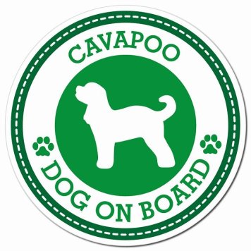 CAVAPOO キャバプー グリーン 肉球 カーサイン 車 マグネットステッカー 犬 マグネット 強力 直径13cm 丸型 おしゃれ かわいい ドラレコステッカー 安全対策 危険運転 煽り運転 アニマル 動物 犬種別 屋外 防水 屋内 肉球マーク