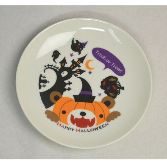 ハロウィン ケーキ皿  MKH-1 景品 記念品 粗品 ノベルティ 名入れ 御挨拶 ご挨拶