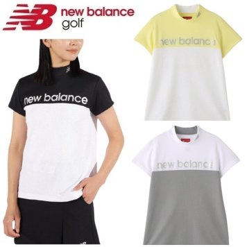 ニューバランス ゴルフ レディース バイカラー 半袖 モックネック プルオーバー New Balance Golf 012-5166503 2025年春夏モデル お誕生日祝い お祝い 記念品 30代 40代 50代 60代 母の日 お母さん 還暦祝い 敬老の日 彼女 人気プレゼント プレゼント