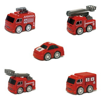 出動！プルバック消防車  1830-09 景品 記念品 粗品 ノベルティ 名入れ 御挨拶 ご挨拶