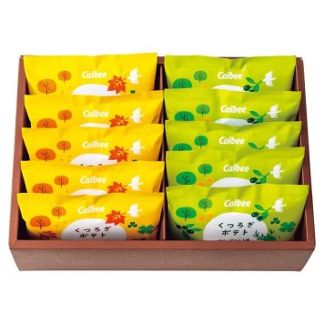お中元 お返し 内祝い ギフト スナック菓子 カルビー カルビーくつろぎポテト 1０袋 KLA-04A  新築 お礼 引越し 志 仏事 送料無料