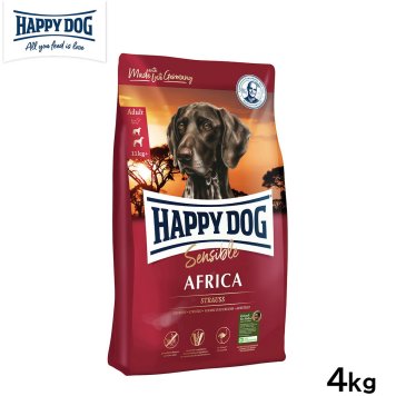 ハッピードッグ HAPPY DOG ドッグフード センシブル アフリカ（グレインフリー）ダチョウ アレルギーケア（成犬～シニア犬用） 4kg