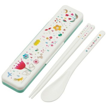 LaLa BLOOM 音のならないコンビセット 箸18cm ※送料無料(ポスト投函)